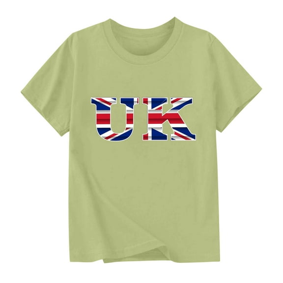 Delliss Girl T-Shirts Short Sleeve Graphic Tees Casual Summer Tops Shirts 2-14 Years