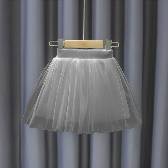 Delliss Girl Tutu Skirt Layers Tulle for Little Girls Fluffy Ballet Dress Up for Toddler Kids Children