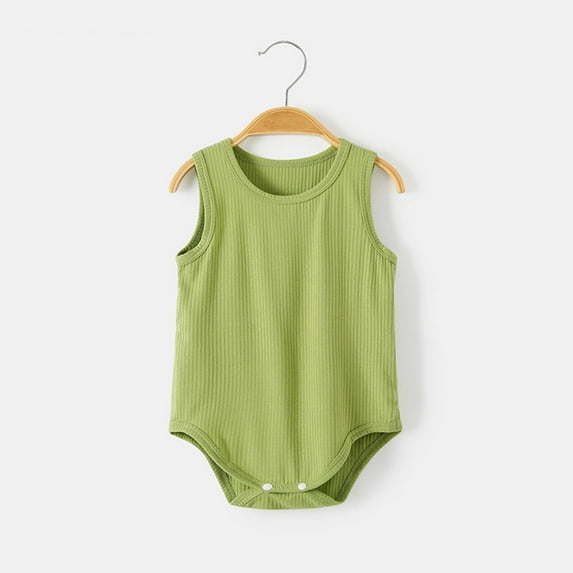 Delliss Infant Baby Girl Bodysuit Sleeveless Romper Newborn Jumpsuit One Piece Summer Clothes