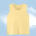 thumbnail image 1 of Delliss Girl's Solid Color Crew Neck Tank T-Shirt Fashion Casual Top 2-15 Years, 1 of 5