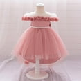 thumbnail image 1 of Delliss Girls Baby Toddler Tulle Sundress 6M-3Y Princess Wedding Pageant Birthday Party Tutu Tulle Dresses, 1 of 9
