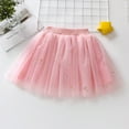 thumbnail image 1 of Delliss Girls Glitter Skirt Girls Fashion Party Solid Color Layer Ruffle Skirt 1-8 Years, 1 of 6