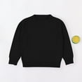 thumbnail image 1 of Delliss Girls Long Sleeve Round Neck Sweater Solid Color Kids Sweatshirt Soft Pullover Casual Top 1-8 Years, 1 of 5