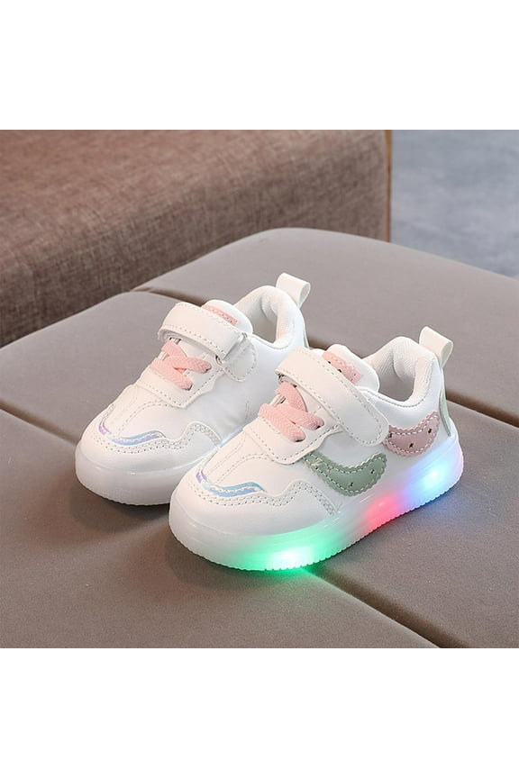 Girls Sneakers Kids Sparkle Pop Lightweight Breathable Jelly Sole Walking Shoes Running Athletic Shoes for Toddler