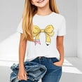 thumbnail image 1 of Delliss Girls Summer Tops Fashionable Short Sleeve T-Shirt Casual Daily Shirt for Kids Assorted Colors 2-14 Years, 1 of 7
