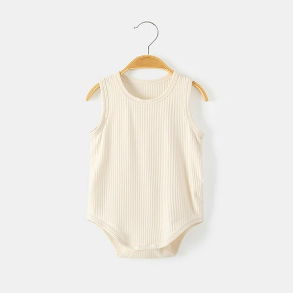 Delliss Infant Baby Girl Bodysuit Sleeveless Romper Newborn Jumpsuit One Piece Summer Clothes