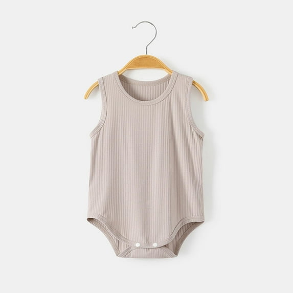 Delliss Infant Baby Girl Bodysuit Sleeveless Romper Newborn Jumpsuit One Piece Summer Clothes