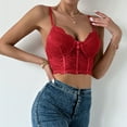 thumbnail image 1 of Delliss Lace Tops for Women V Neck Camisole Top Sleeveless Crop Tank Going Out Outfits 2025 Trendy, 1 of 4