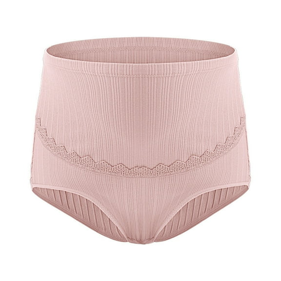 Delliss Maternity Underwear Plus Size Pregnancy Panties High Waist Postpartum Support Briefs M-5XL
