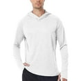 thumbnail image 1 of Delliss Men's Fishing Shirt UPF 50+ Long Sleeve Hoodie With Thumbhole Sun Protection Top, 1 of 5