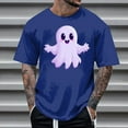 thumbnail image 1 of Delliss Men's Halloween Print Crew Neck Simple Stylish Top M-4XL, 1 of 5