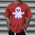 thumbnail image 1 of Delliss Men's Halloween Print Crew Neck Simple Stylish Top M-4XL, 1 of 5