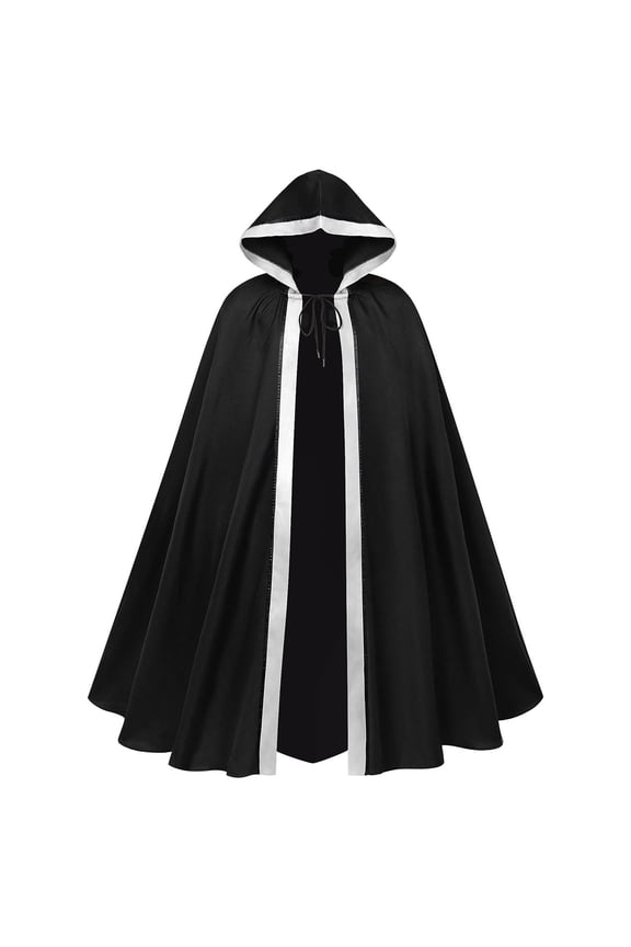 Men's Hooded Stylish Halloween Cape Open Front Coat