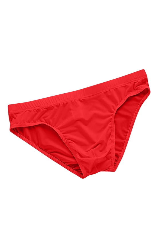 Men's Ice Silk Bikini Underwear Trendy Triangle Pants