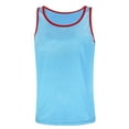 thumbnail image 1 of Delliss Men's Sleeveless Casual Sports Tee Color Block Sweat Classic Vest, 1 of 5