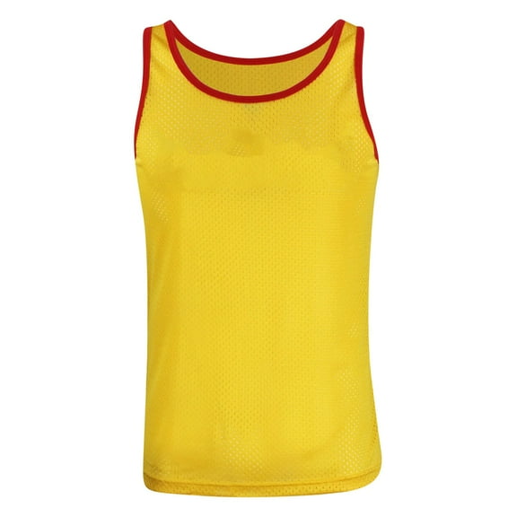 Delliss Men's Sleeveless Casual Sports Tee Color Block Sweat Classic Vest
