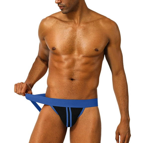 Delliss Men's Solid Color Comfy Basic Stretch Underpant