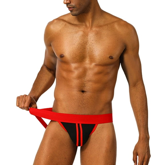 Delliss Men's Solid Color Comfy Basic Stretch Underpant