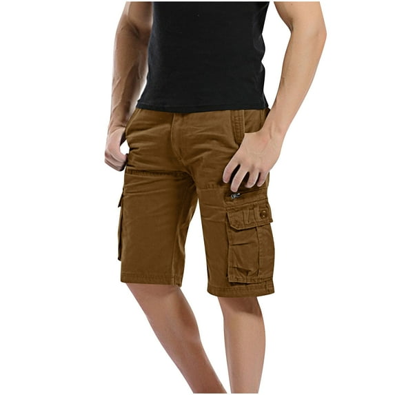 Delliss Men's Sports Trendy Cargo Shorts Casual Workwear Shorts With Pocket
