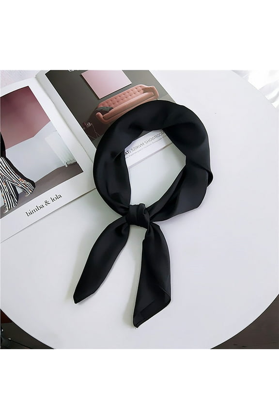 Plain Multifunctional Scarf For Women Trendy Hair Band Neck Accessories Fashion Gifts