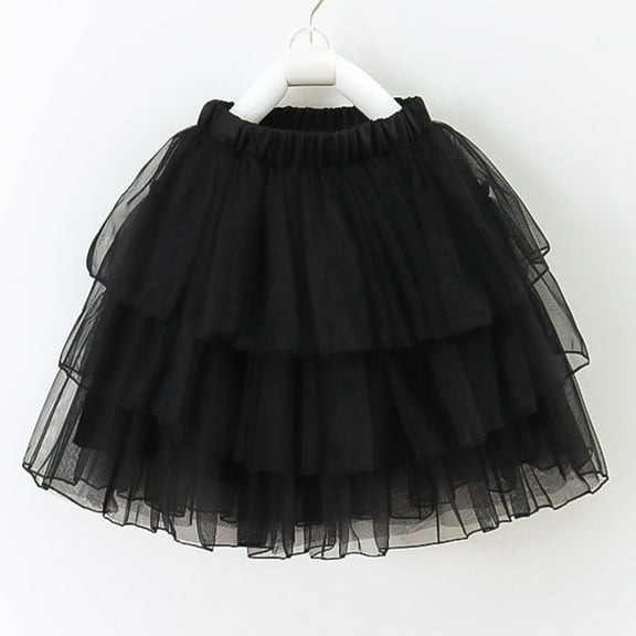 Delliss Skirt for Baby Girl Toddler 3 Layered Tulle Skirts 2-8T