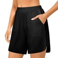 thumbnail image 1 of Delliss Slim Fit Baggy Shorts Side Slit Casual Shorts With Pocket, 1 of 7