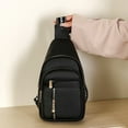thumbnail image 1 of Delliss Sling Bag for Women Men Leather Sling Bag Crossbody Purse Travel Daypack Crossbody Chest Travel Shoulder Belt Bags, 1 of 6