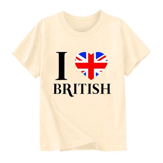 Delliss Toddler Baby Girls Cute Shirts Casual Short Sleeve Tops Loose Blouses 2-14 Years