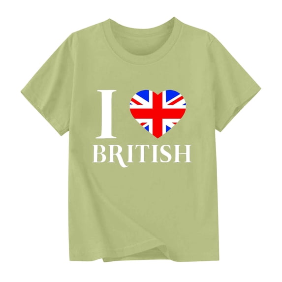 Delliss Toddler Baby Girls Cute Shirts Casual Short Sleeve Tops Loose Blouses 2-14 Years