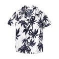 thumbnail image 1 of Delliss Toddler Boys Lapel T-Shirt Kids Short Sleeve Button Down Top Little Boy Beach Clothes Print Tops, 1 of 9
