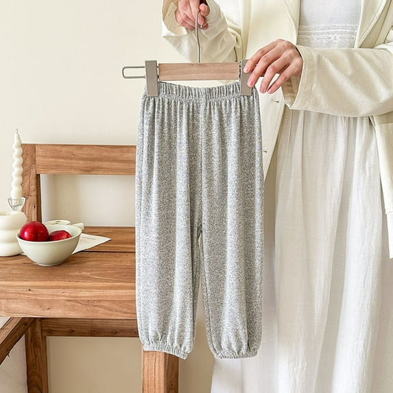 Delliss Toddler Girls Pull Up Loose Girls Fashion Cute Pants Lantern Hip Hop Dance Pants 1-10Years