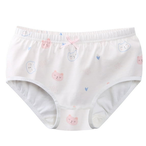 Delliss Toddlers Little Girls Cotton Briefs Panties Pack animal Print Underwear Kids Briefs