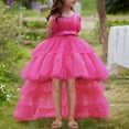 thumbnail image 1 of Delliss Tutu Dress for Girls Tulle Princess Birthday Party Prom Outfit Toddler Girls Sneaker Ball Gown Dress 2-11Y, 1 of 7