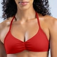 thumbnail image 1 of Delliss V Neck Padded Bralette Bra Wireless Tank Top Sports Halter Bra, 1 of 4