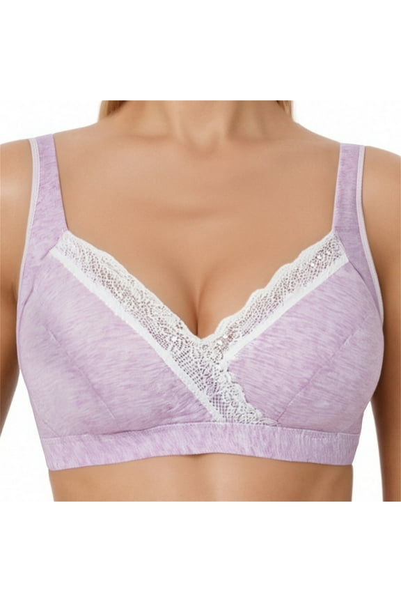 Women Nursing Bra for Breastfeeding and Sleep Racerback Crossover Soft and Stretchy Maternity Bra