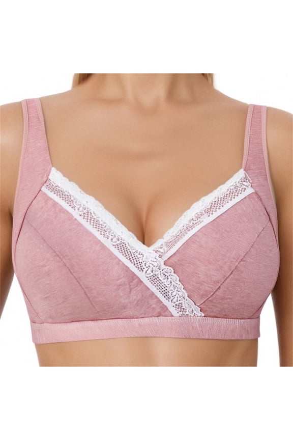 Women Nursing Bra for Breastfeeding and Sleep Racerback Crossover Soft and Stretchy Maternity Bra