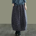 thumbnail image 1 of Delliss Women's Fall Winter Thick Down Maxi Skirt Stylish Long Skirt With Pocket, 1 of 6