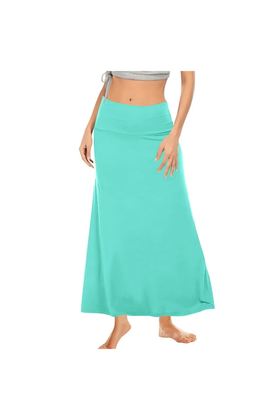 Women's Fashion High Waist Casual Elegant Flowy Handkerchief Hemline Skirts