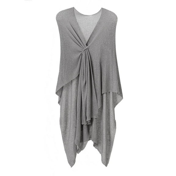 Delliss Women's Kimono Swimsuit Front Buckle Casual Coverups Shawl Summer Comfy Beach Loose Knitted for Swimwear