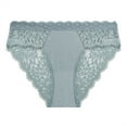 thumbnail image 1 of Delliss Women's Lace Bikini Brief Underwear Invisible Seamless Half Back Coverage Panties, 1 of 2