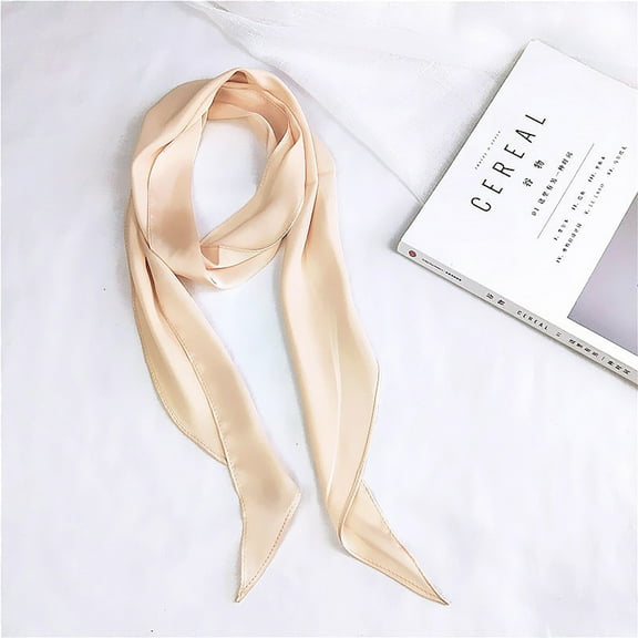 Delliss Women's Lightweight Plain Scarf Wrinkled Trendy Hair Band Neck