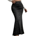 thumbnail image 1 of Delliss Women's Sequin Elegant Slim Fit Skirts, 1 of 8