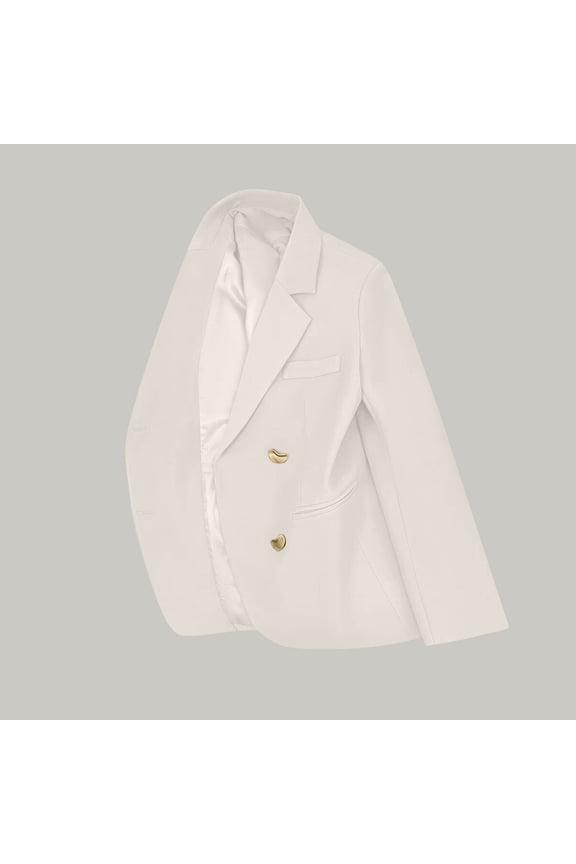 Women's Slim Fit Work Jacket White XXL