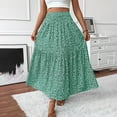 thumbnail image 1 of Delliss Women's Tiered Trendy Skirt Loose Ruffle High Waist Skirts, 1 of 6