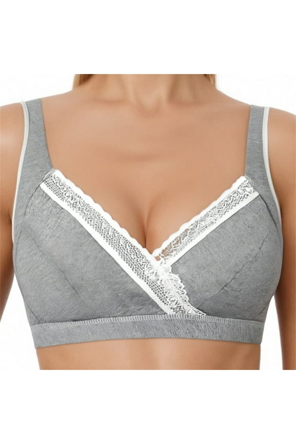 Women Nursing Bra for Breastfeeding and Sleep Racerback Crossover Soft and Stretchy Maternity Bra