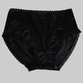 thumbnail image 1 of Delliss Womens ice silk seamless Underwear mid waist sexy jacquard breathable comfortable Bikini Panties, 1 of 4