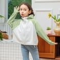 thumbnail image 1 of Delliss Youth Hoodie UPF UV Sun Protection Long Sleeve Thumb Hole Swim Fishing Shirt Girls 3-14 Years, 1 of 3