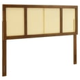 thumbnail image 1 of Modway Delmare Cane Full Headboard in Walnut, 1 of 6