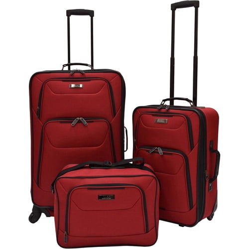Delmont 3-Piece Expandable Luggage Set - Walmart.com