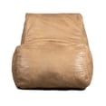 thumbnail image 1 of Big Joe Delmont Lounger, Foam Filled Bean Bag Chair, Vintage Tan Vegan Suede, Vegan Leather, 4.5 Feet, 1 of 9
